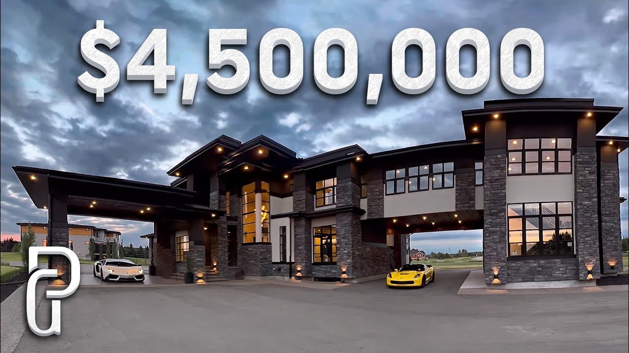 Inside a $4,500,000 Mega MANSION in Calgary, Canada! House Tour