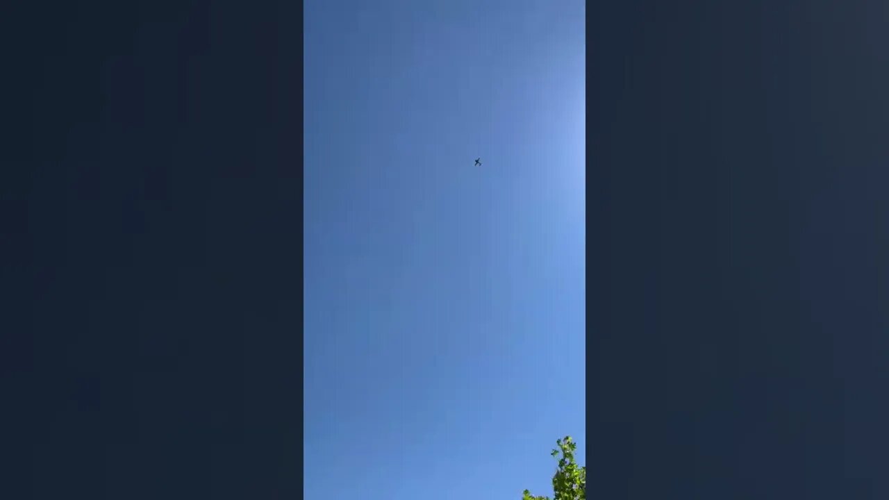 Just a stunt plane