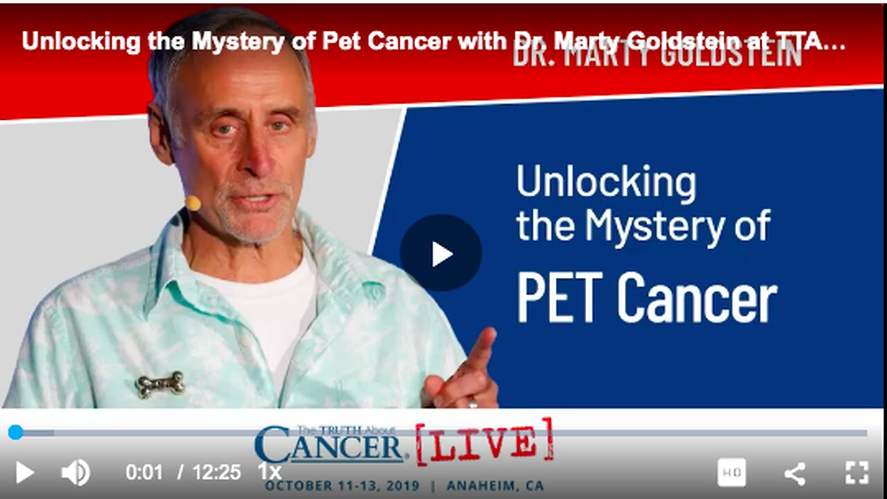 Unlocking the Mystery of Pet Cancer with Dr. Marty Goldstein