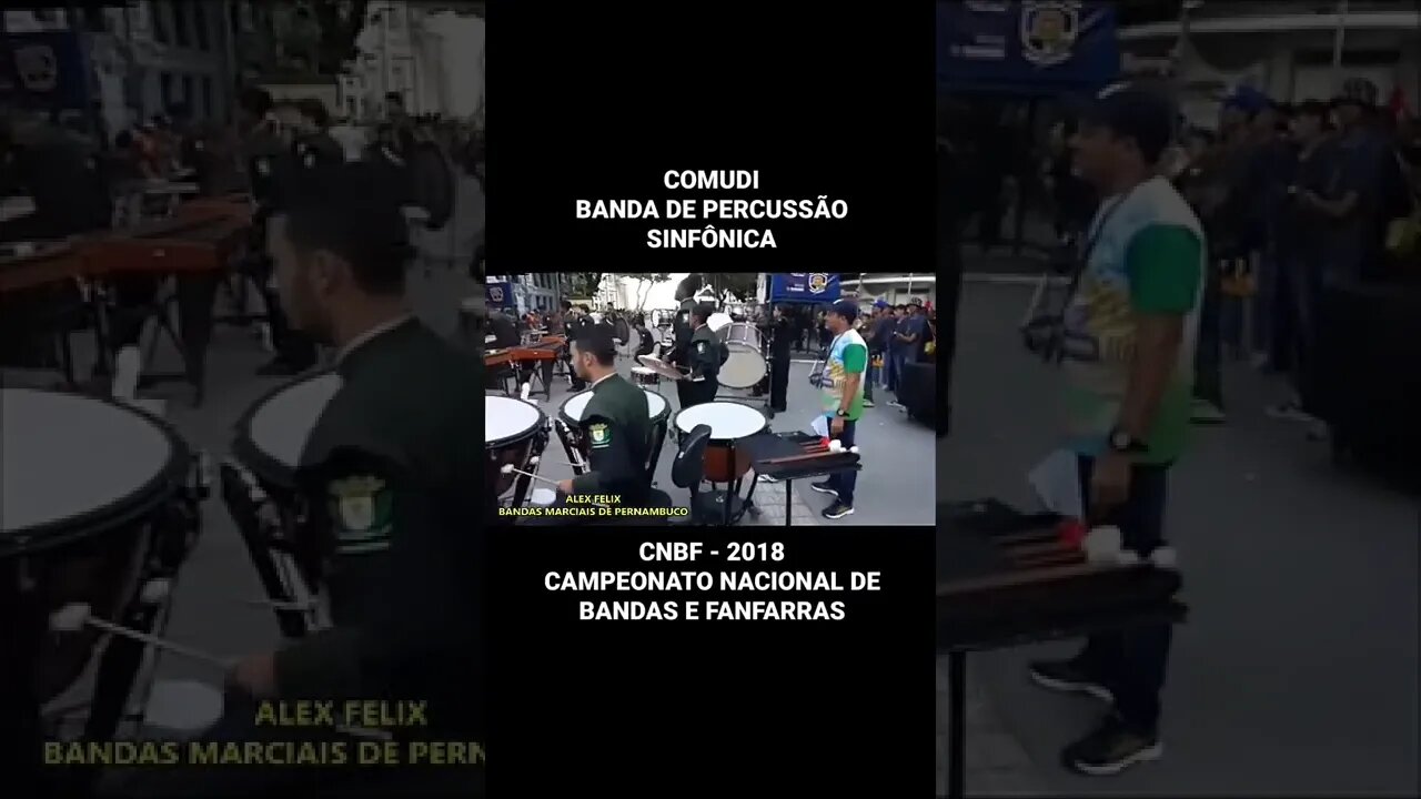 COMUDI - BANDA DE PERCUSSÃO SINFÔNICA 2018 - #Shorts