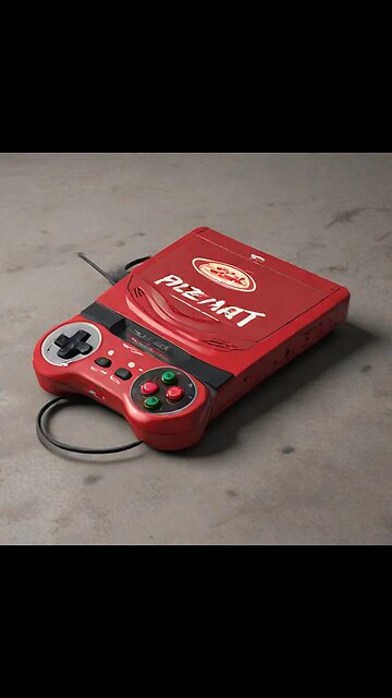 AI art: the Pizza Hut video game console