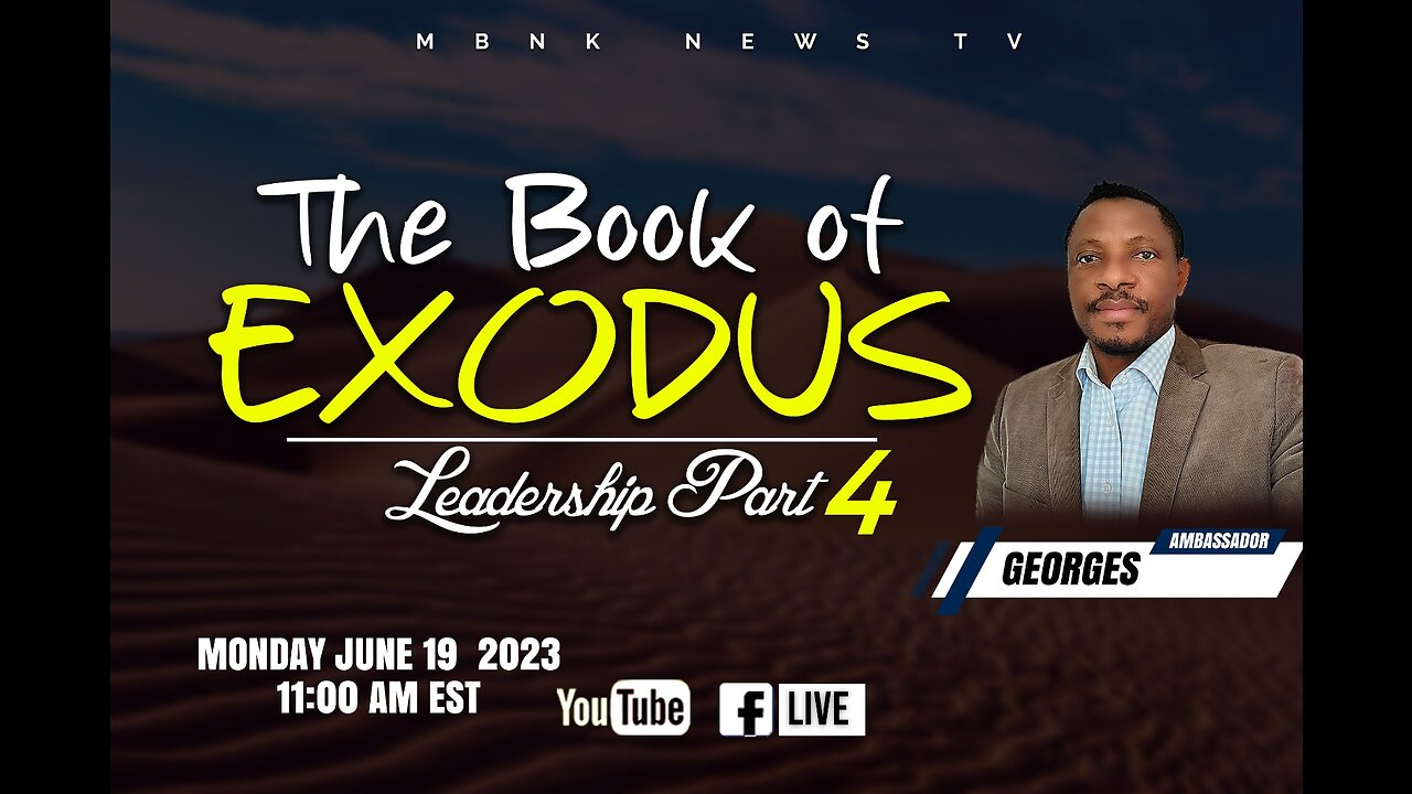 The Book of Exodus Leadership part4: Topic Sacrifices