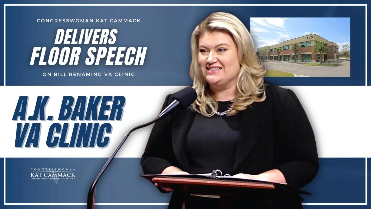 Rep. Cammack Passes Bill Unanimously To Rename VA Clinic In Honor Of Local Navy Veteran