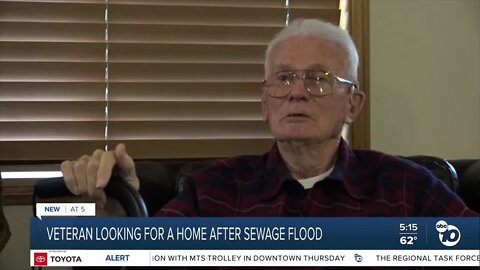 89-year-old veteran needs a home after sewage flood