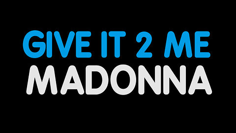 Madonna - Give It 2 Me (Eddie Amador's House Lover's Mix)