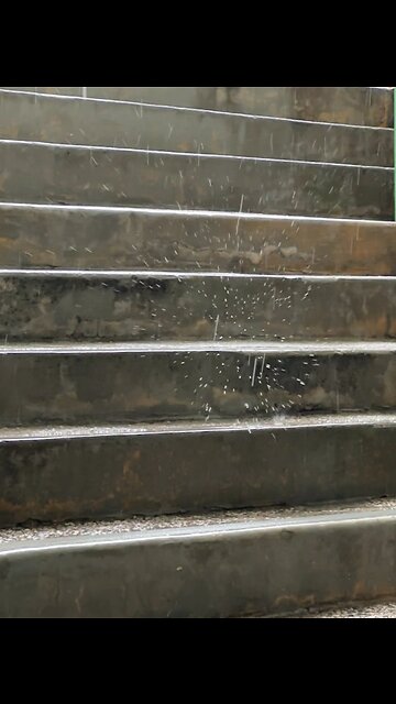 Rain droplet- slow motion