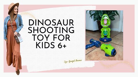 Dinosaur shooting toy for kids 6+ review