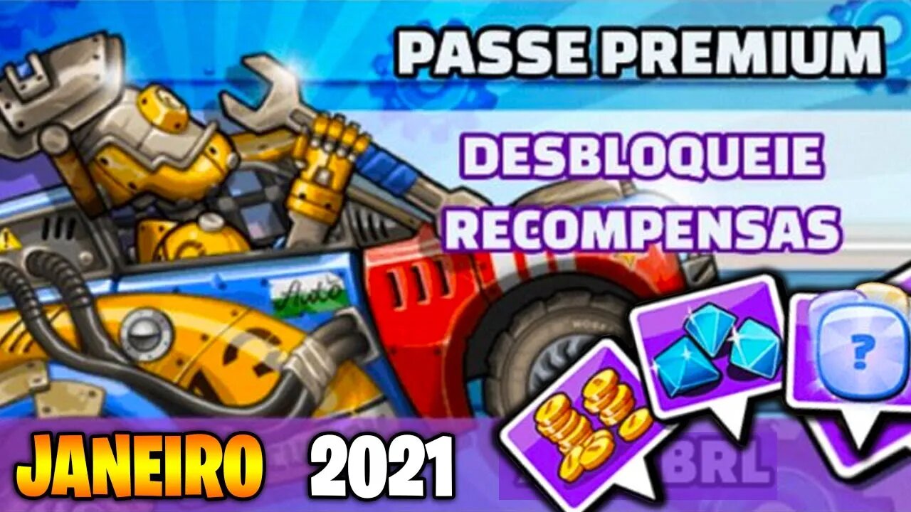 Passe do Hill Climb Racing 2 em Janeiro de 2021