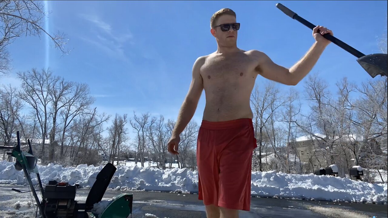 Snowblowing Driveway: No Fucks Given Edition