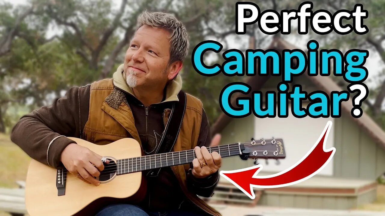 The Perfect Camping Guitar? - Martin LX1e - Synthetic woods out in the woods