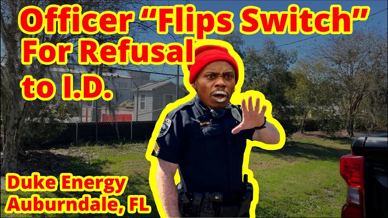 Officer Flips Switch After ID Refusal