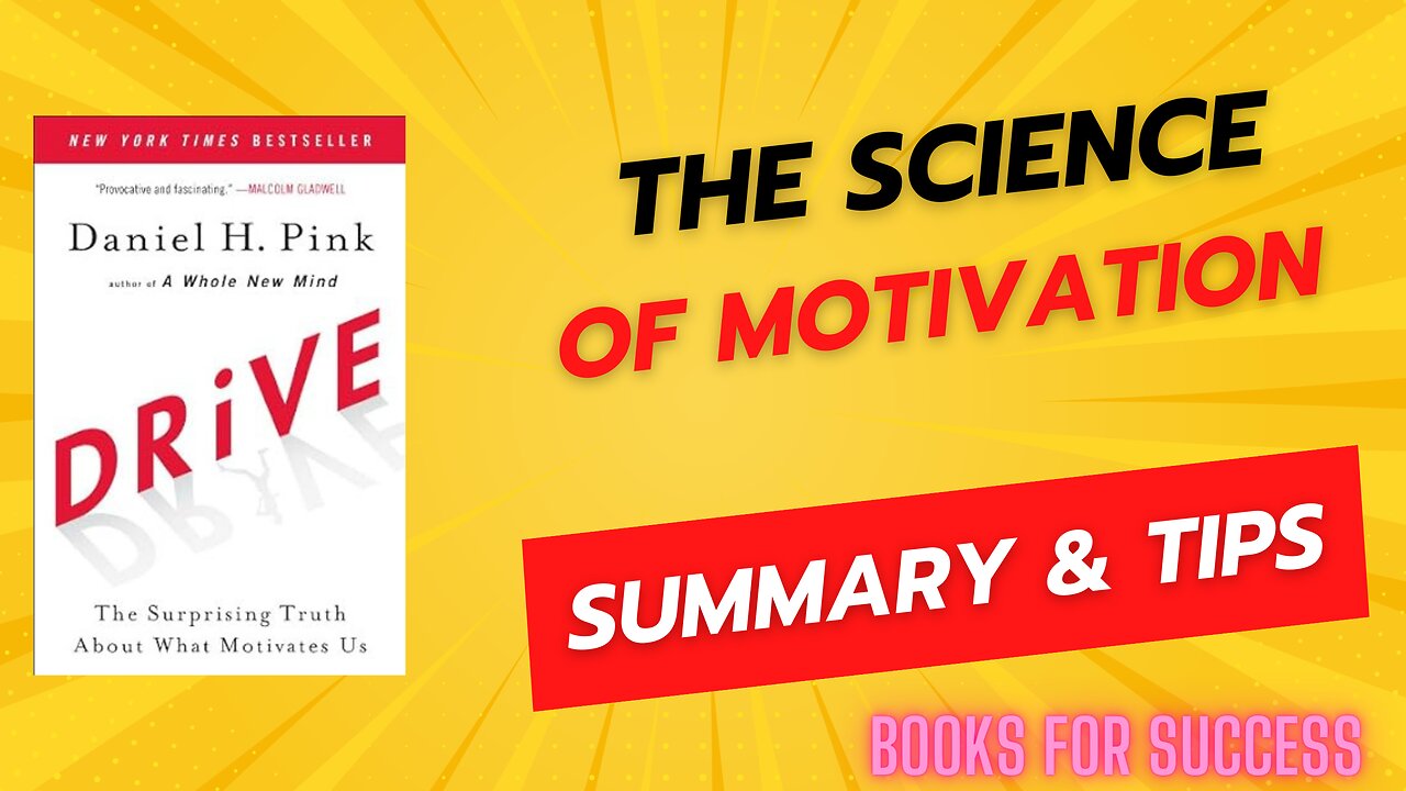 "The Science of Motivation: Exploring 'Drive' with Daniel H. Pink" | Book Summary