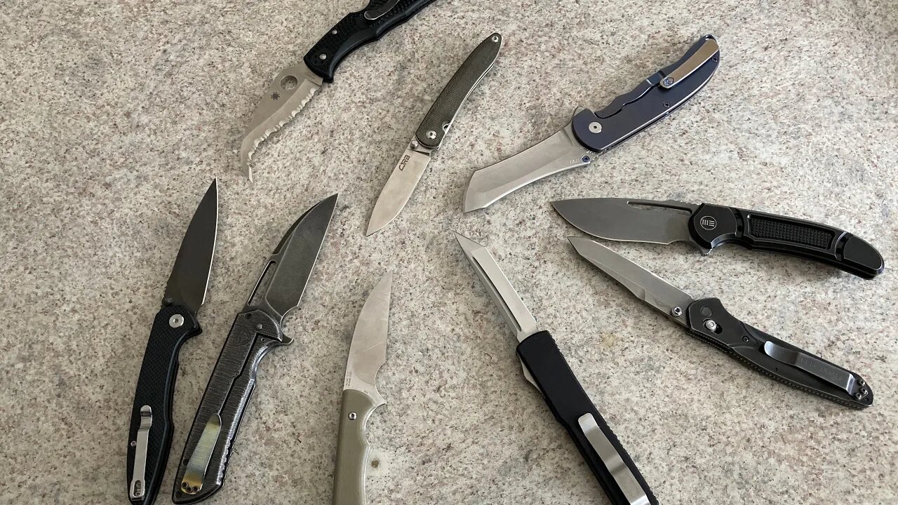 TOP 5 KNIFE BLADE SHAPES!!!