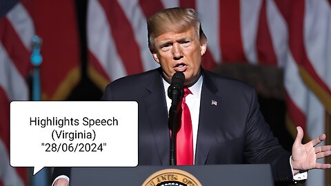 President Donald Trump Speech ❤️🔥 (Highlights) 2024 (Virginia) 28/06/2024