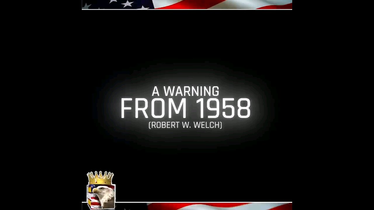 A warning from 1958 Watch carefully till the end