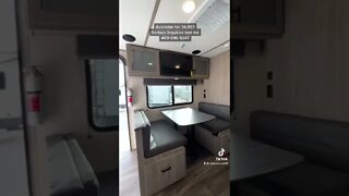 Rear Kitchen Couples Travel Trailer that is LIGHT! 2022 Keystone Passport 229RK #shorts #rv