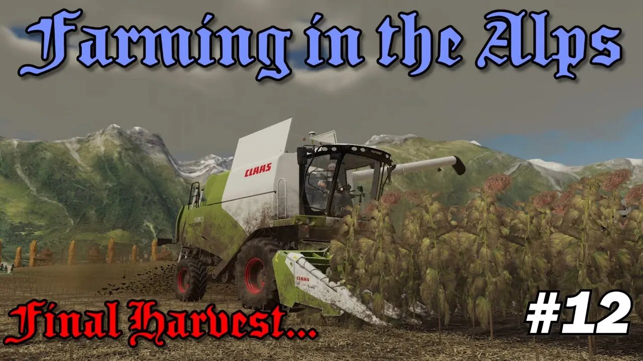 FS19 - Farming in the Alps EP12 Lets Play - Final Harvest