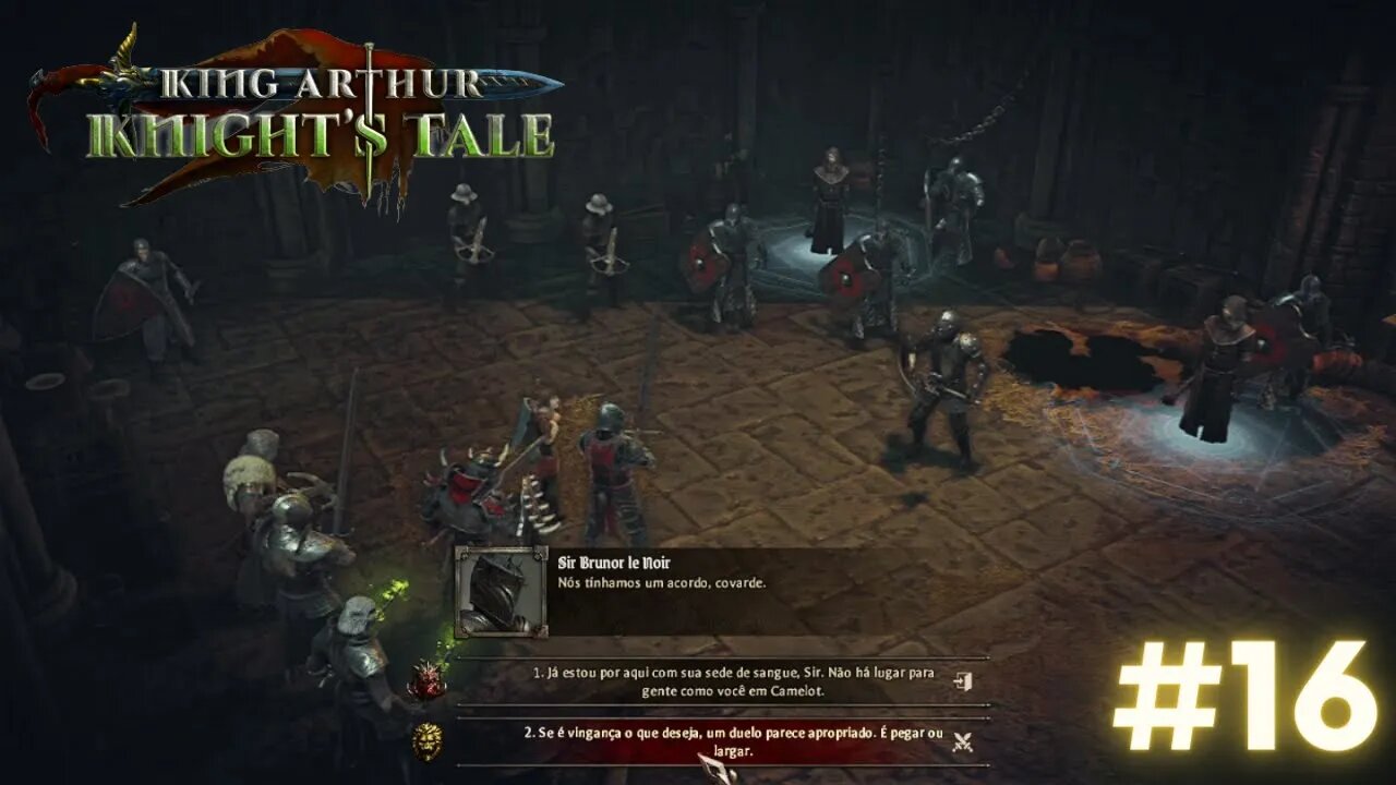 Sir Brunor Le noir - DUELO POR VINGAÇA!!! - King Arthur: Knight's Tale -Gameplay PT-BR. #16