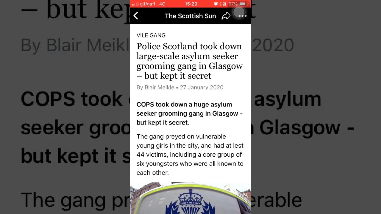 Grooming gangs in Scotland