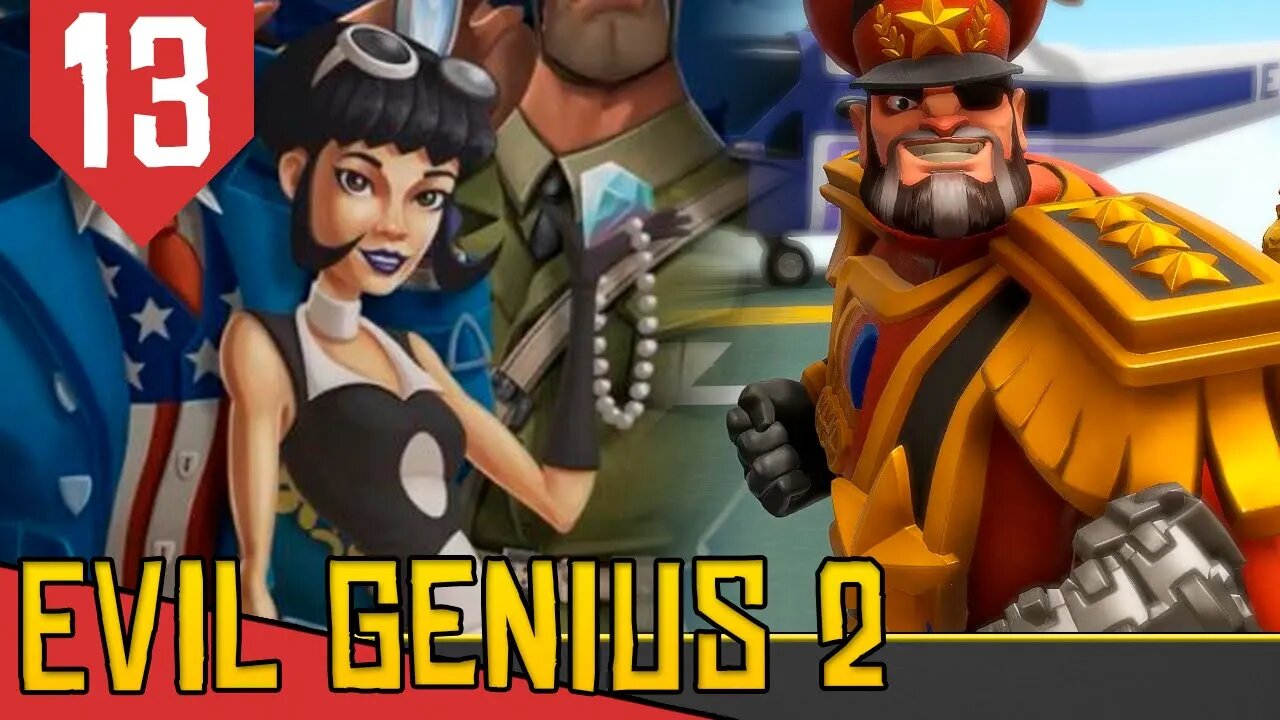 INVASÂO da SYMMETRA! - Evil Genius 2 Ivan Vermelho #13 [Gameplay PT-BR]