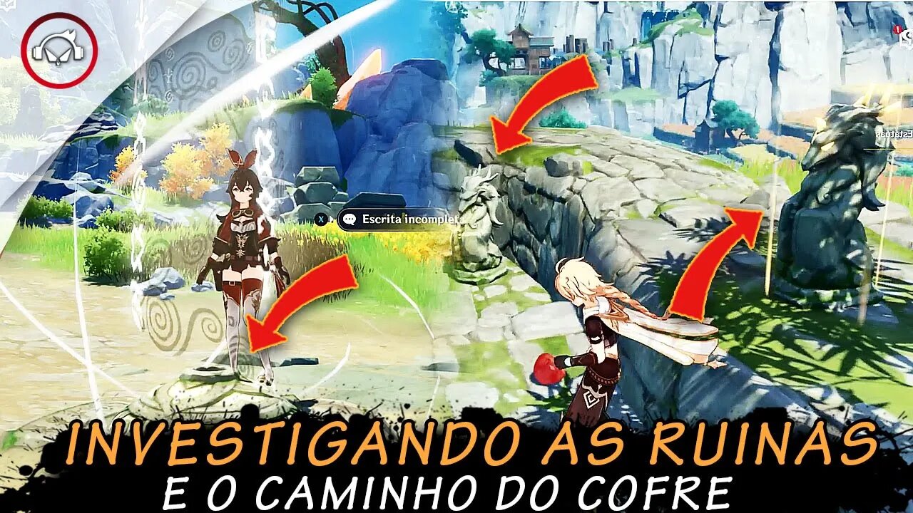 Genshin Impact, Investigando as ruindas e o caminho do COFRE | Super Dica PT-BR