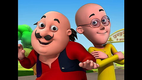 Motu Patlu comedy cartoon in hindi time'pass