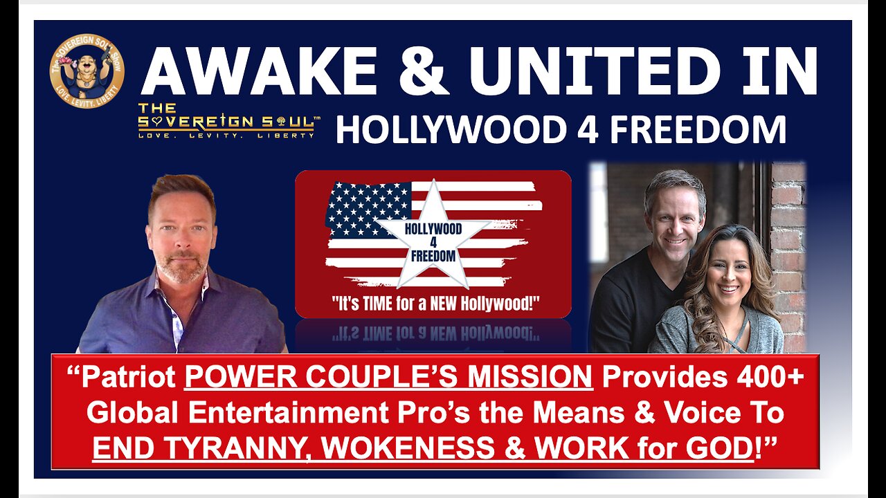 ⚡️WWG1WGA⚡️PATRIOT POWER Couple Launch HOLLYWOOD 4 FREEDOM TO END [DS] Tyranny & WOKENESS for Good!