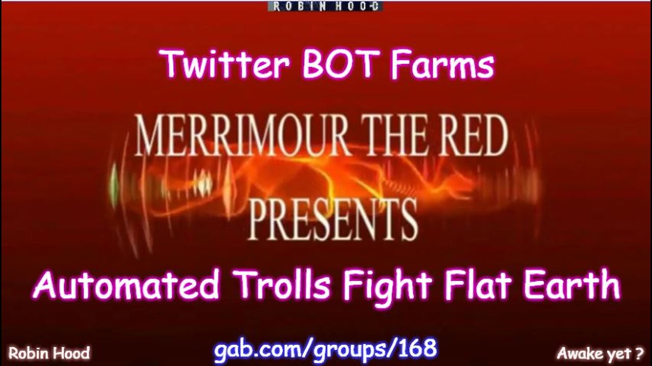 Twitter BOT Farms - Automated Trolls Fight Flat Earth