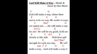 God Will Make A Way - Walter Fisher