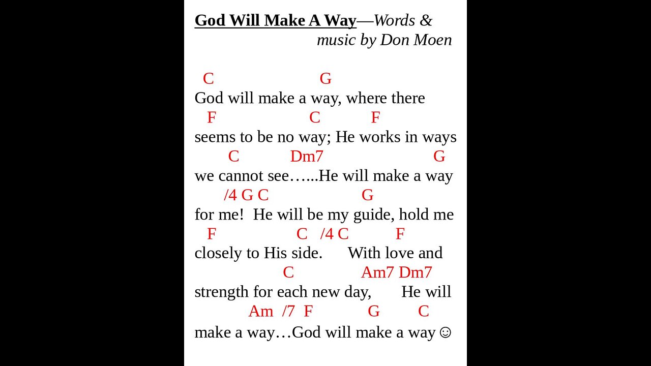 God Will Make A Way - Walter Fisher