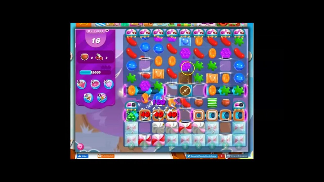 Candy Crush Level 6083 Talkthrough, 35 Moves 0 Boosters
