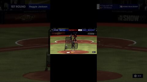 Reggie Jackson MLB The Show 22 Homerun Derby #shorts