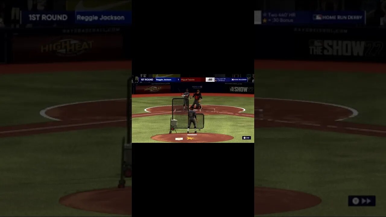 Reggie Jackson MLB The Show 22 Homerun Derby #shorts