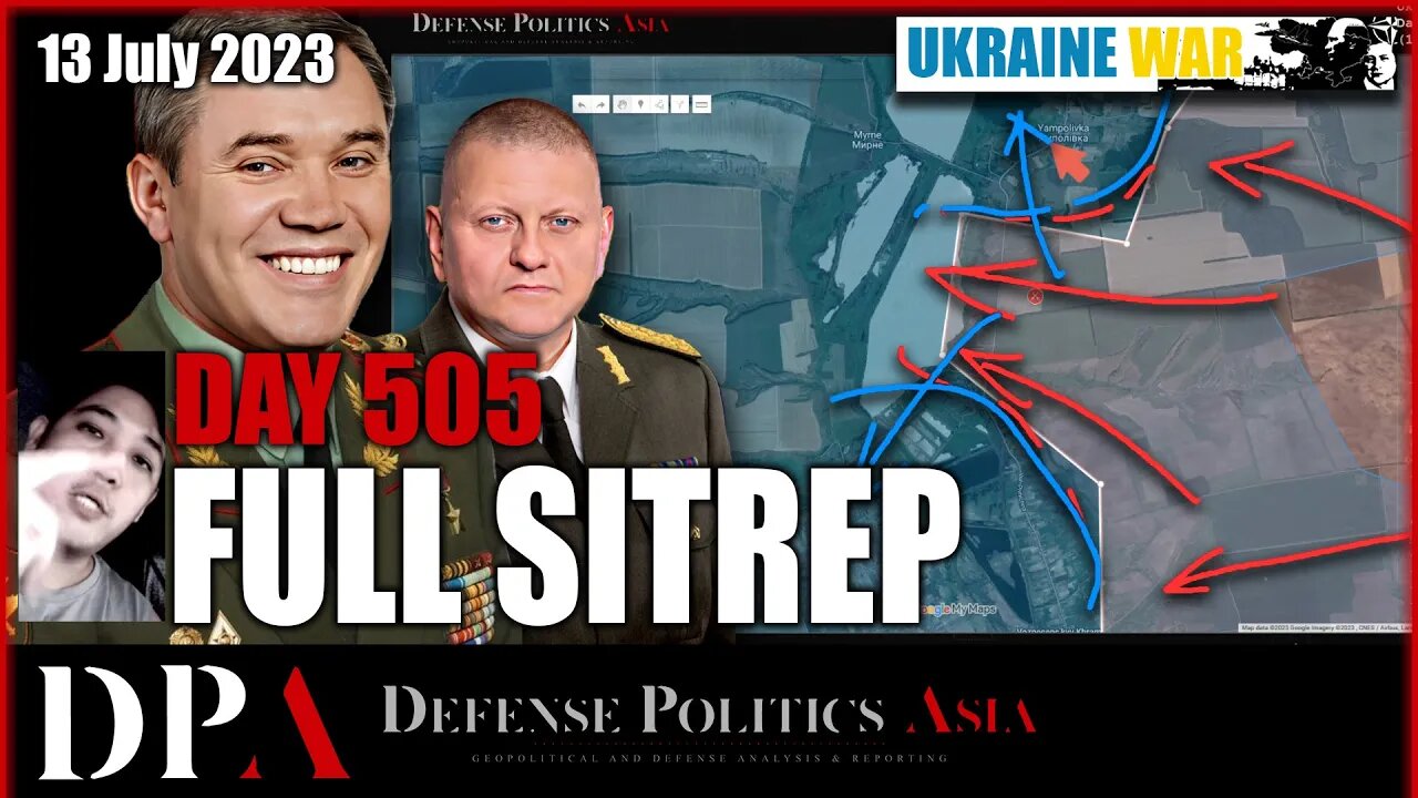 RUSSIA SHOWING HOW ITS DONE - Marfopil, Novoselivske, Torske moves [ Ukraine SITREP ] Day 505 (13/7)