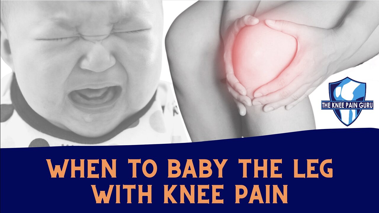 When to Baby the Leg with Knee Pain by the Knee Pain Guru #kneeclub