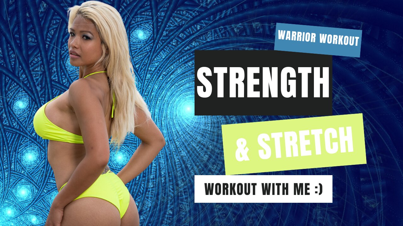 The Superhero Strength and Stretch Tabata Style Workout with Me