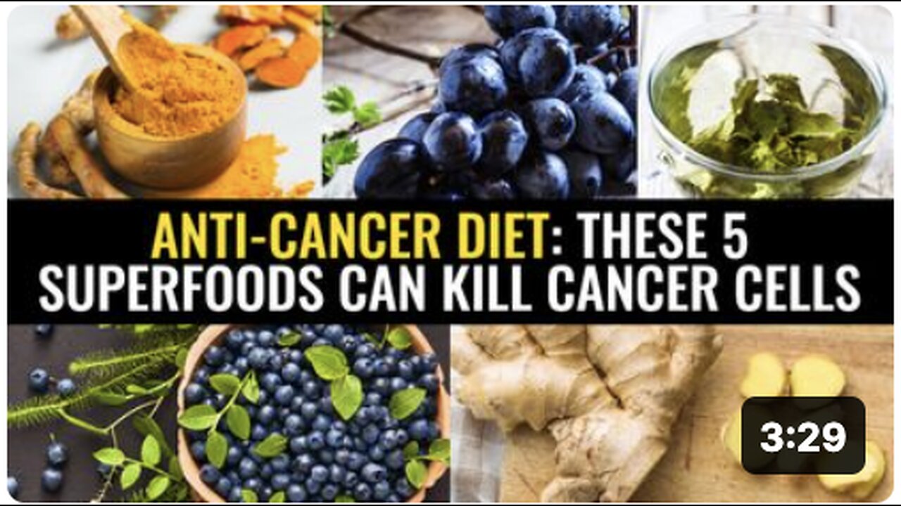 Anti-cancer diet: These 5 superfoods can kill cancer cells