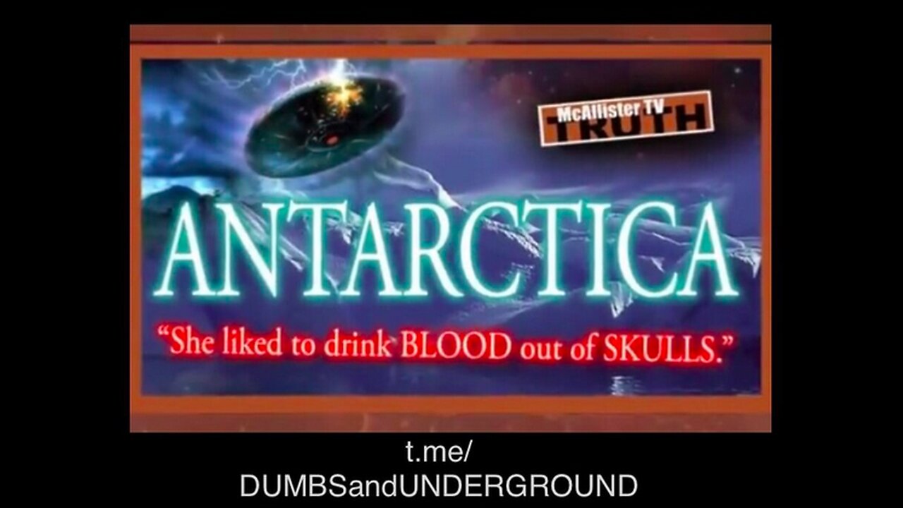 Antarctica Underground Cloning Labs - Nazi Human Hybrids - Adrenochrome