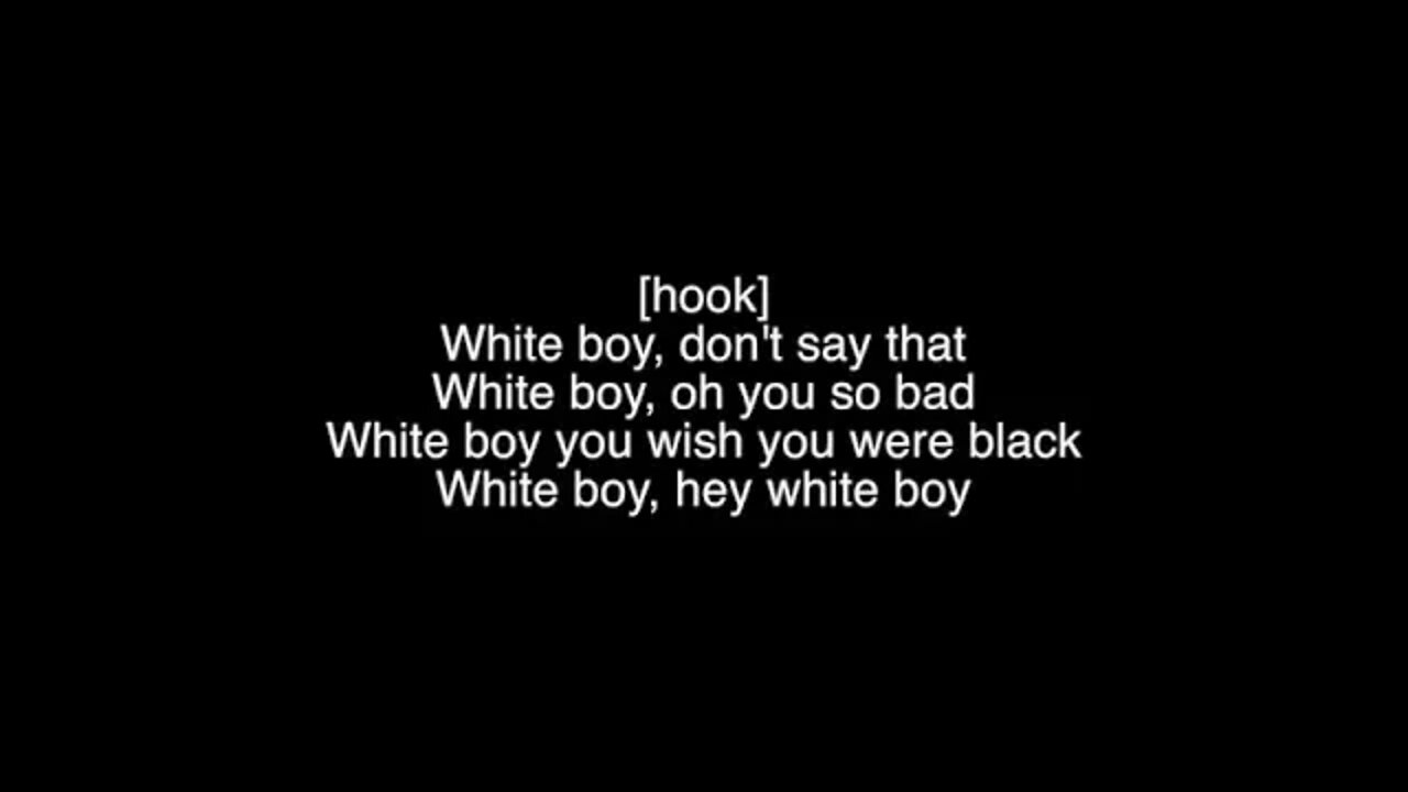 Whiteboy by Tom Macdonald - Lyrics - White Lives Matter