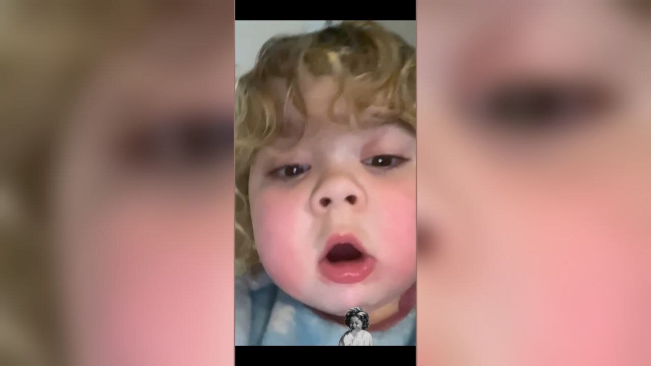 when the cute baby tries to be a singer || funny baby || cuteness babies