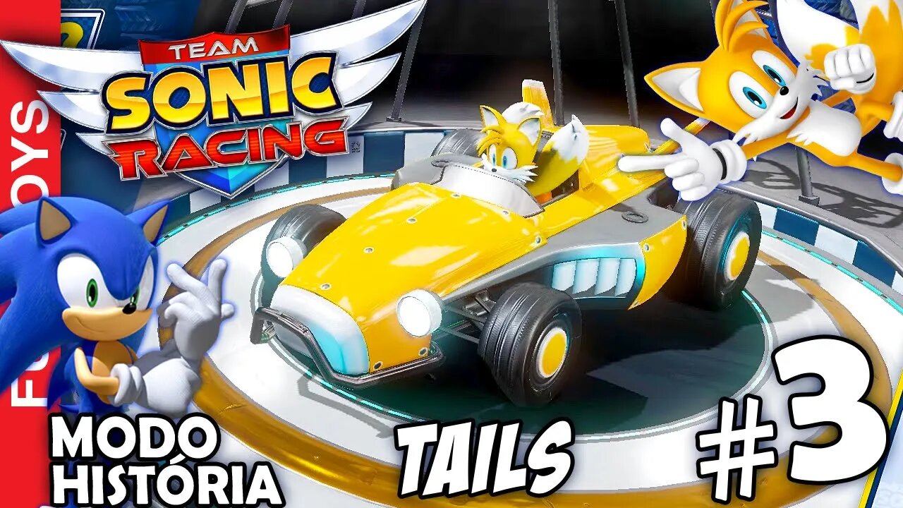 Team Sonic Racing #3 CAMPANHA - Corrida de Sobrevivência, o último de cada volta é eliminado! 🏁🔵🏎