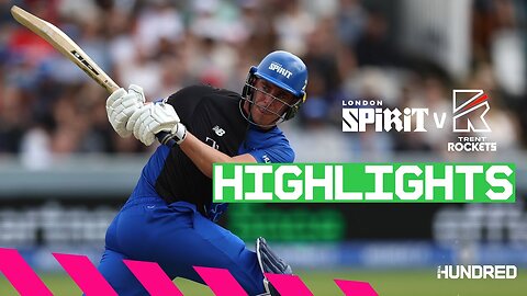 Lawrence Hits 93 In Thrilling Match! | Highlights - London Spirit v Trent Rockets | The Hundred 2023