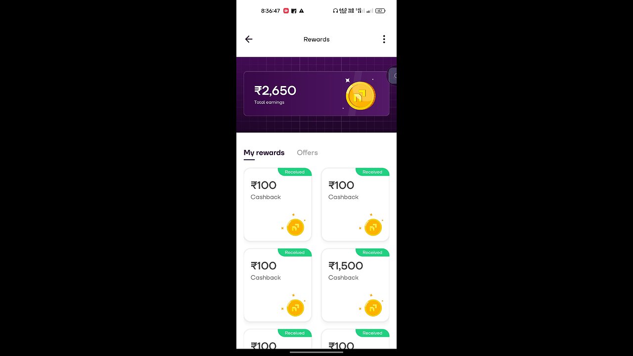 Refer and Earn Per Refer 100 rupees