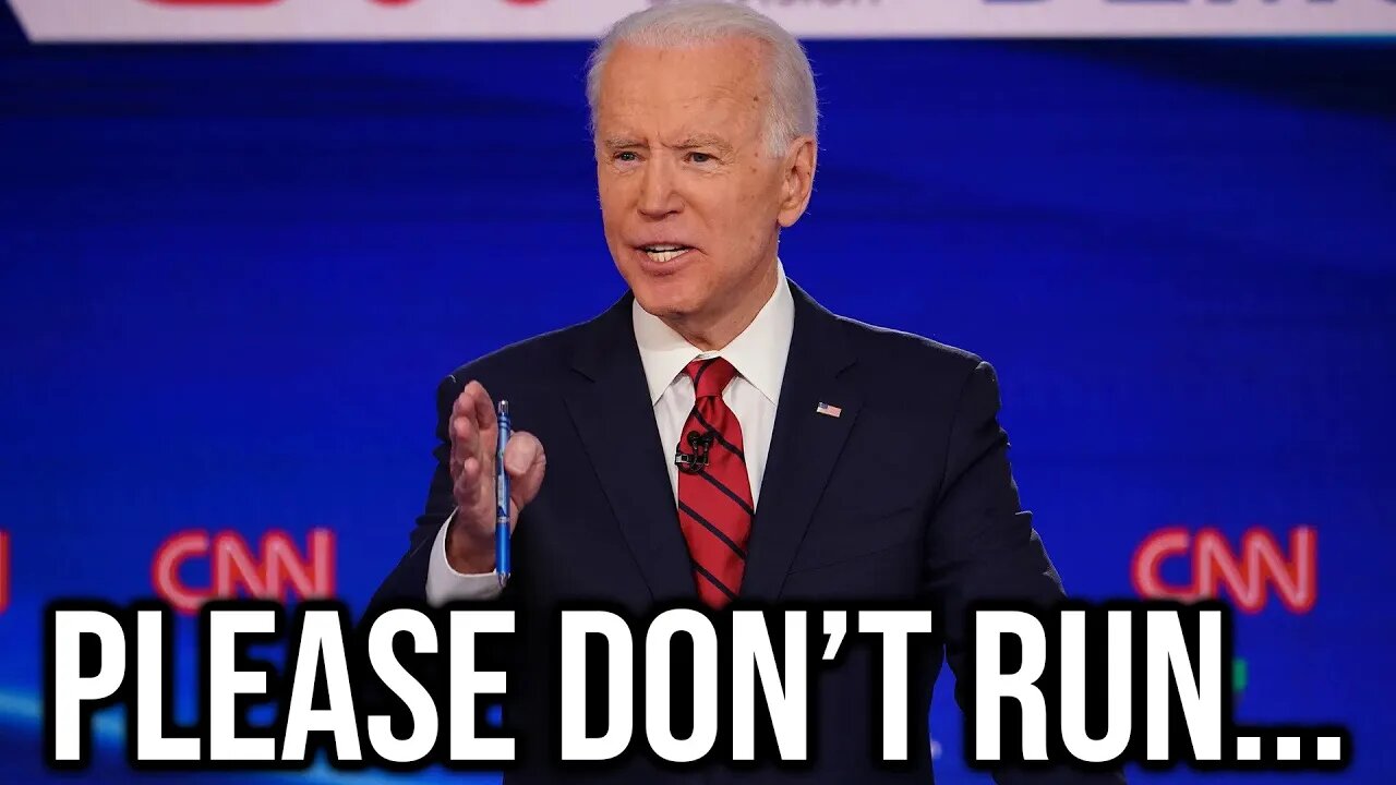 Biden Running For President Again Is A Disaster...