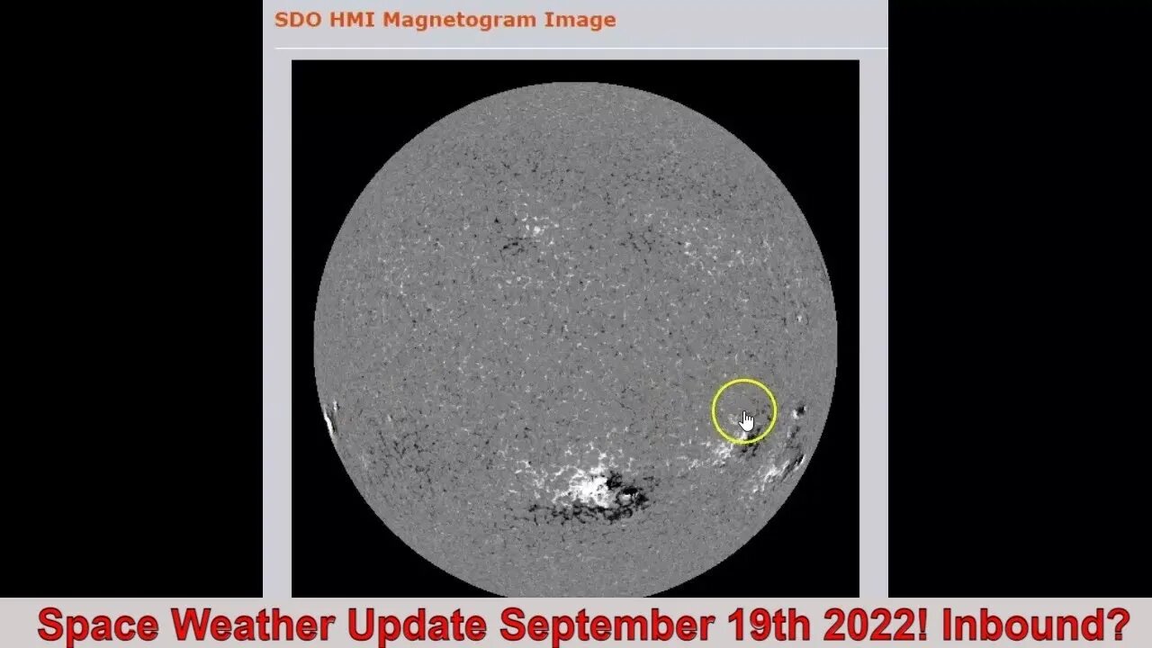 Space Weather Update September 19th 2022! Inbound?