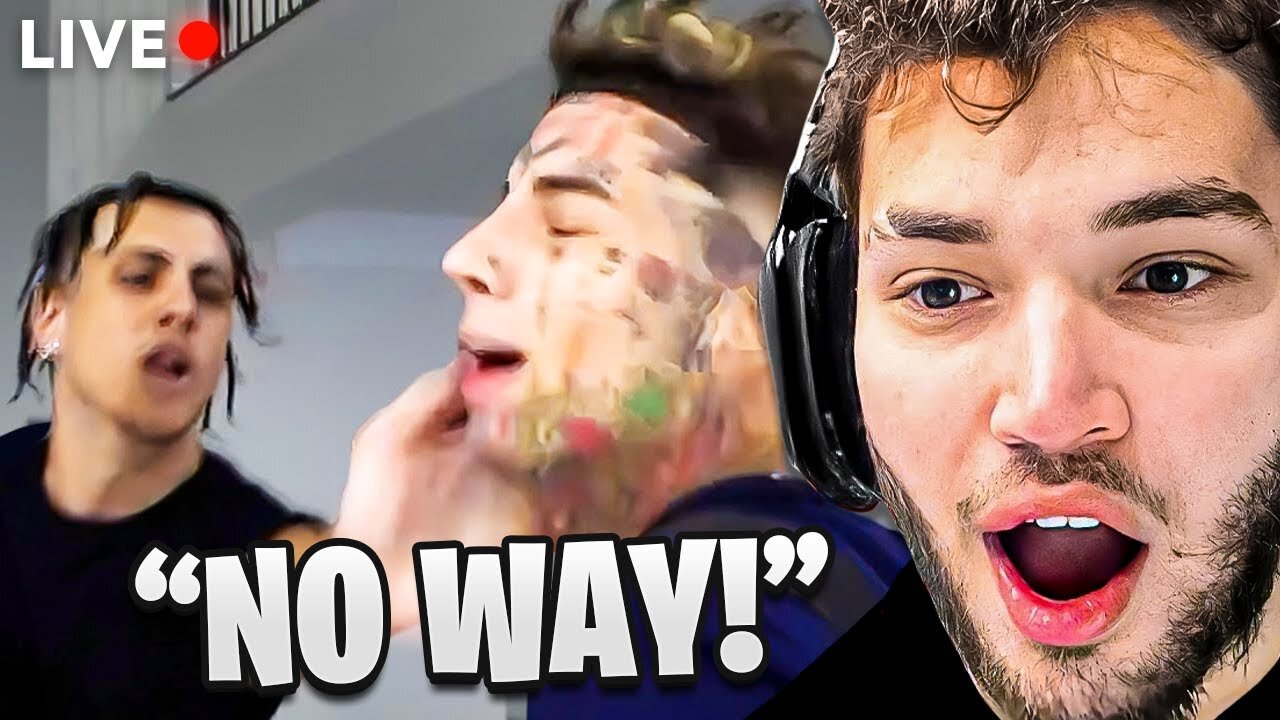Adin Ross Reacts To Konvy FIGHTING The Island Boys