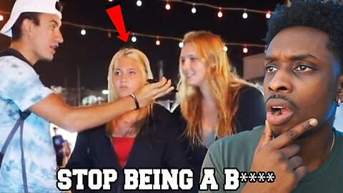 Man Confronts annoying C*ckblocking girl then this happened...