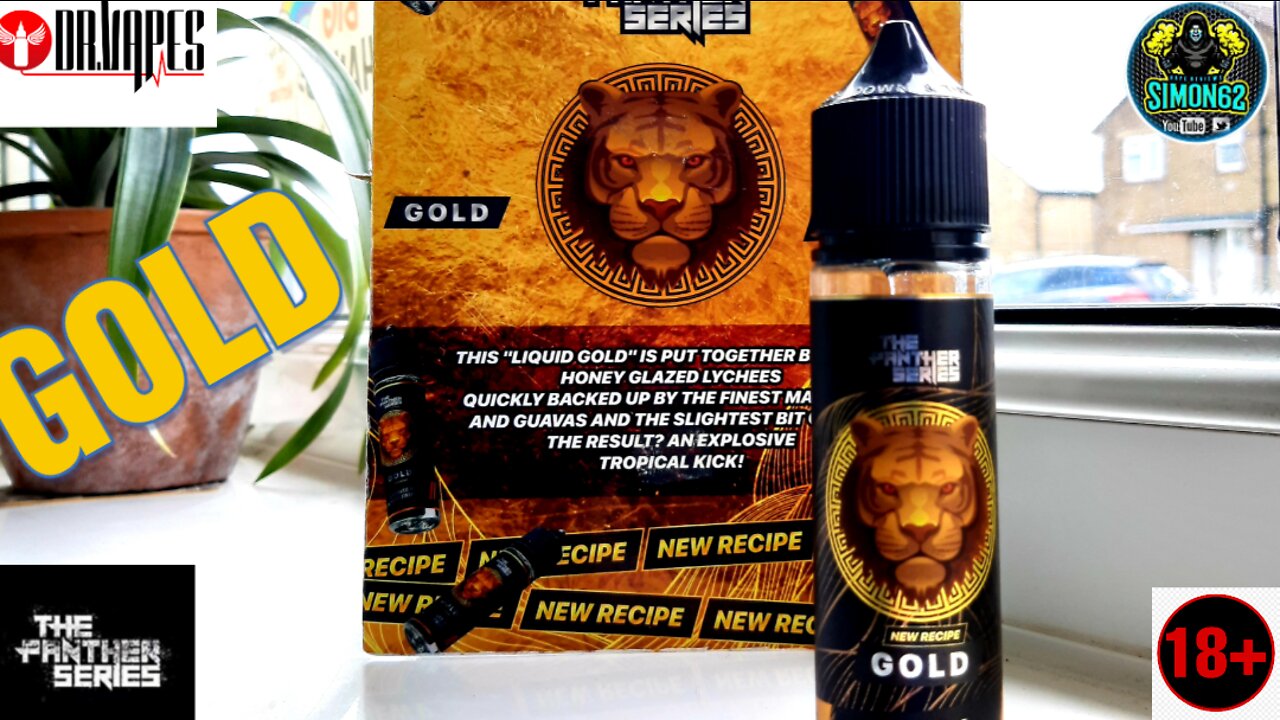 DR VAPES GOLD PANTHER E-LIQUID REVIEW #drvapesgoldpanther#eliquid#vape 🔞