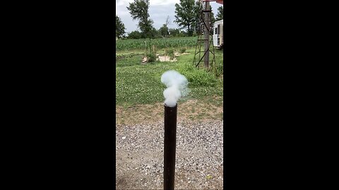 Shot some firecrackers ￼out of a jack handle