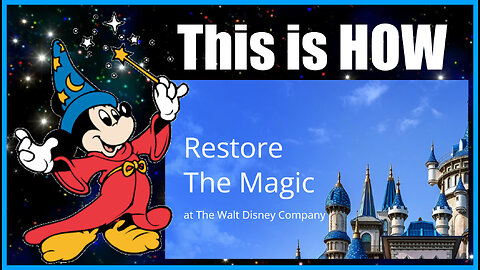 Restore The Magic At Walt Disney - And EVERYWHERE With Star Matrix